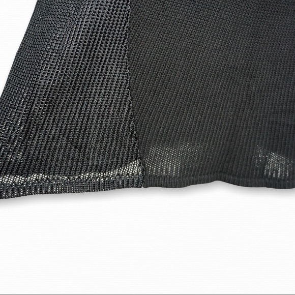 KORDAL Knitwear Pencil Skirt Midi Length Black Size Small Sustainable Fashion - Picture 3 of 12